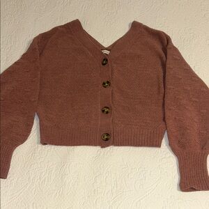 moon & madison Dusty Rose Cardigan